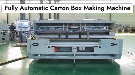 Machine de fabrication de cartons en carton ondulé à prix abordables à court terme Aopack